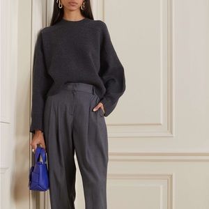 Rag & Bone Brady Wool Crew sweater Charcoal NWT